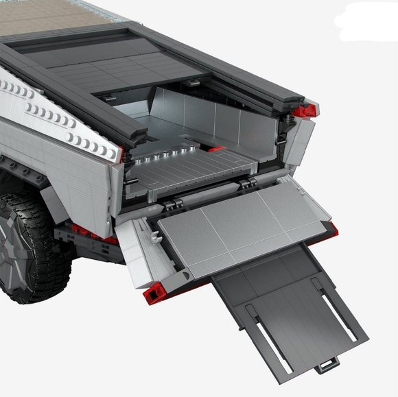 2021 MATTEL CREATIONS TESLA MEGA X LEGO CYBERTRUCK - Picture 3 of 4